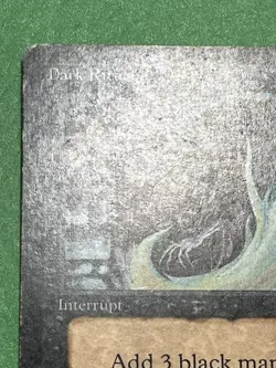 **DARK RITUAL** -BETA- MTG, Magic the Gathering Heavily Played (HP) - Image 4