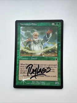 Yavimaya Elder - Urza's Destiny (UDS) - Foil - Signed - NM/LP - Image 1