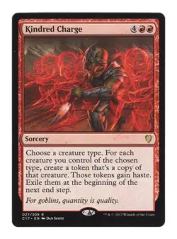 Mint/Near-Mint, English - 1 x MTG Kindred Charge Commander 2017 - Image 1