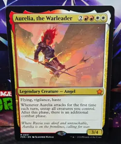magic the gathering - Aurelia, the Warleader - Legendary Creature - Angel Mythic - Image 1