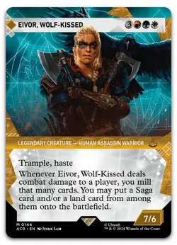 Eivor, Wolf-Kissed (Showcase) #144 (NM) Assassin's Creed ACR Magic MTG - Image 1