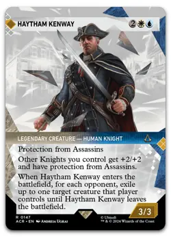 Haytham Kenway (Showcase) #147 (NM) Assassin's Creed ACR Magic MTG - Image 1