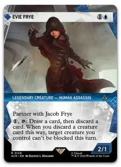 Evie Frye (Showcase) #129 (NM) Assassin's Creed ACR Magic MTG - Image 1