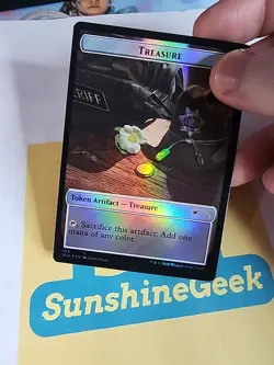 Treasure Walker (Bicycle Girl) Double-sided Token Secret Lair Drop Foil - Image 2