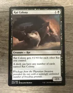 1x Rat Colony MTG Dominaria - Image 1