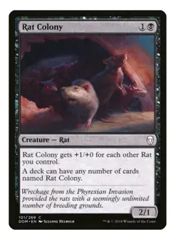 1x MTG Rat Colony - Dominaria! NM Mint! Ships Fast - Image 1
