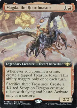 Magda, the Hoardmaster (374) FOIL PROMO Buy-a-Box MTG Unique & Misc. Promos NM - Image 1