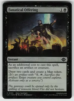 Fanatical Offering Foil C The Lost Caverns of Ixalan 105 MTG - Image 1
