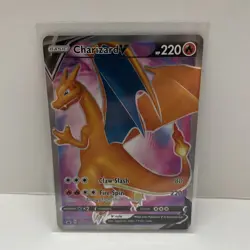 Pokemon TCG Charizard V SWSH050 Black Star Promo Full Art Champion’s Path NM! - Image 1