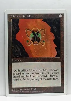 Magic The Gathering MTG URZA'S BAUBLE Fifth Edition. Mtg01 - Image 1