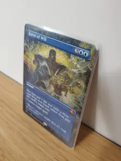 Force of Will (Borderless) Dominaria Remastered Regular ~ nMint - Image 2