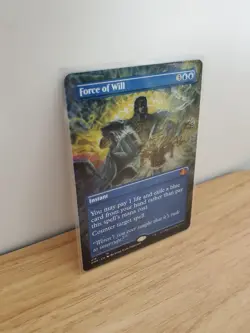 Force of Will (Borderless) Dominaria Remastered Regular ~ nMint - Image 3
