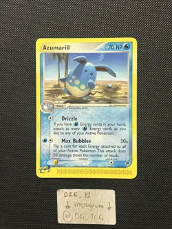 Pokemon Ex Sandstorm - Azumarill - 30/100 - Non Holo Uncommon - NM - Image 1