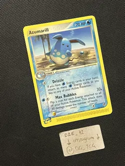 Pokemon Ex Sandstorm - Azumarill - 30/100 - Non Holo Uncommon - NM - Image 3