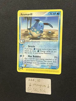 Pokemon Ex Sandstorm - Azumarill - 30/100 - Non Holo Uncommon - NM - Image 4