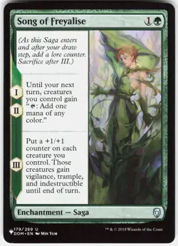 Song of Freyalise U The List Reprints 179/269 LP - Image 1