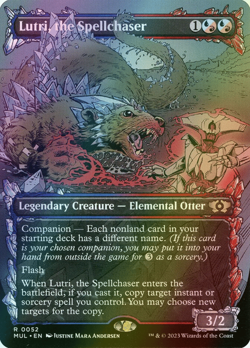 MTG Lutri, the Spellchaser Showcase Borderless Full Art Foil ** MUL ** English - Image 1