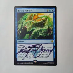 MTG River's Rebuke Ixalan - Signed by Artist Raymond Swanland - Image 1