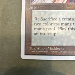 Magic The Gathering Ashnod's Altar Chronicles Common Artifact 1995 Maddocks - Image 5