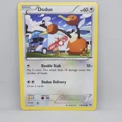 Pokemon Doduo 116/162 BREAKthrough Common Basic Colorless TCG Card - Image 1