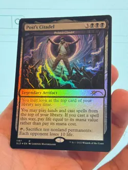 1X FOIL Post's Citadel (Bolas's Citadel) NM MTG Magic Secret Lair Post Malone - Image 3
