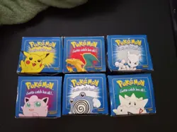 BK Pokemon 23K Gold Trading Card COMPLETE SET SEALED in RARE 1st Run BLUE BOXES - Image 1
