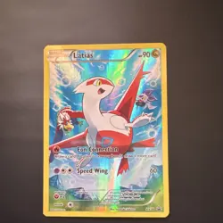 Pokemon TCG Latias XY78 XY Promo Full Art Holo 90 HP Dragon Basic Card - Image 1
