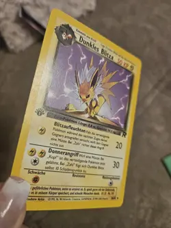 Dunkles Blitza TR 38/82 Team Rocket 1. st Edition Deutsch Pokemon Karte NM Ex - Image 2
