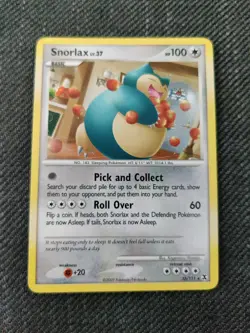 Snorlax 33/111 EXC Non Holo Rare Pokemon Cards Vintage - Image 1