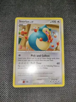 Snorlax 33/111 EXC Non Holo Rare Pokemon Cards Vintage - Image 2