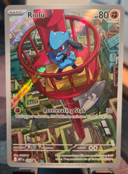 Pokemon Card Riolu 010 Black Star Promo - Near Mint - Image 1