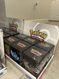 Pokemon TCG: Stacking Tin (Q1 2025). Lot of 18 Factory Sealed - Display And Box - Image 3