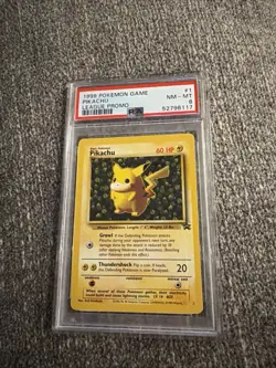 1999 Pokemon League Promo #1 - "Ivy" Pikachu - MINT - PSA 8 - Image 1