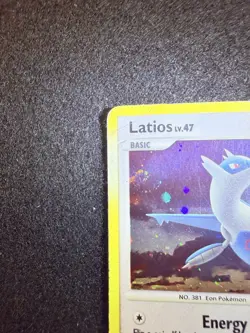 Pokemon Latios Holo 4/17 from Pop Series 7 in DMG condition! Nice Swirl! - Image 3