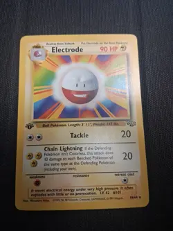 Pokemon Electrode 1st Edition Jungle Non-Holo 18/64 NM Fast Ship - Image 1
