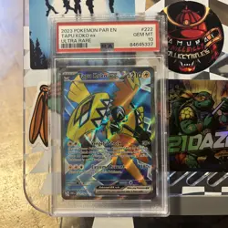 Pokemon TCG Tapu Koko ex 222/182 Paradox Rift Ultra Rare Card - PSA 10 GEM MINT - Image 1