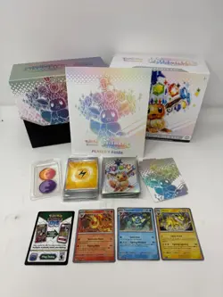 Pokemon Center TCG Elite Trainer Box EMPTY ETB Prismatic Evolutions + Extras - Image 1