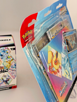 Pokemon Prismatic Evolutions Booster Bundle + Tech Sticker Bundle (Sealed Packs) - Image 2