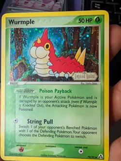 Wurmple 70/92 Reverse Holo Legend Maker *DMG - Image 3