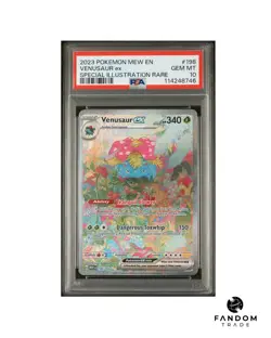 PSA 10 GEM MT Venusaur ex SIR 198/165 Pokemon 151 MEW EN - Image 1