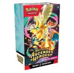 Pokemon TCG Mega Evolution Ascended Heroes Booster Bundle (6 Packs) PRESALE CONF - Image 1