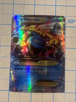 Pokemon TCG M Blastoise EX 30/146 --XY Base Set 2014 Fun Full Art Mega EX - Image 1