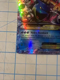 Pokemon TCG M Blastoise EX 30/146 --XY Base Set 2014 Fun Full Art Mega EX - Image 5