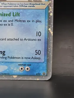 Pokemon Articuno ex 032 Black Star Promo Holo EX 2005 English NEAR MINT - Image 4