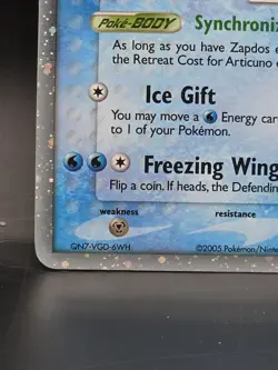 Pokemon Articuno ex 032 Black Star Promo Holo EX 2005 English NEAR MINT - Image 5