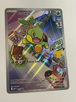 Pokemon Turtwig 040 - First Partners Promo - Full Art Holo - Mint - Image 1