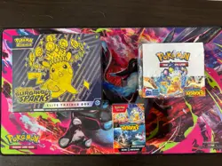 New/ Sealed Pokemon Surging Sparks Booster Box, ETB, And Booster Bundle - Image 1