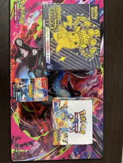 New/ Sealed Pokemon Surging Sparks Booster Box, ETB, And Booster Bundle - Image 2