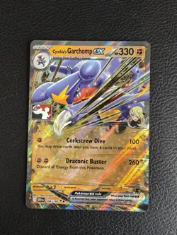 Pokemon TCG - Cynthia's Garchomp ex 104/182 Play Stamped Prize Pack Series 8 - Image 1