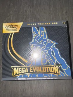 Pokemon TCG Mega Evolution Lucario Elite Trainer Box ETB New Sealed - Image 1